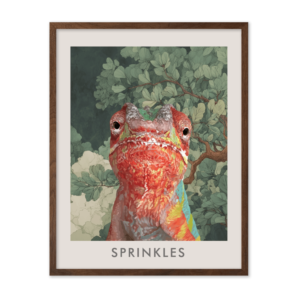 Enchanted Jungle Forest Themed Pet Portrait