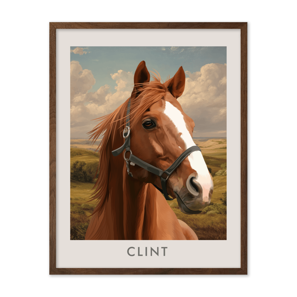 Great Plains Grasslands Landscape Pet Portrait