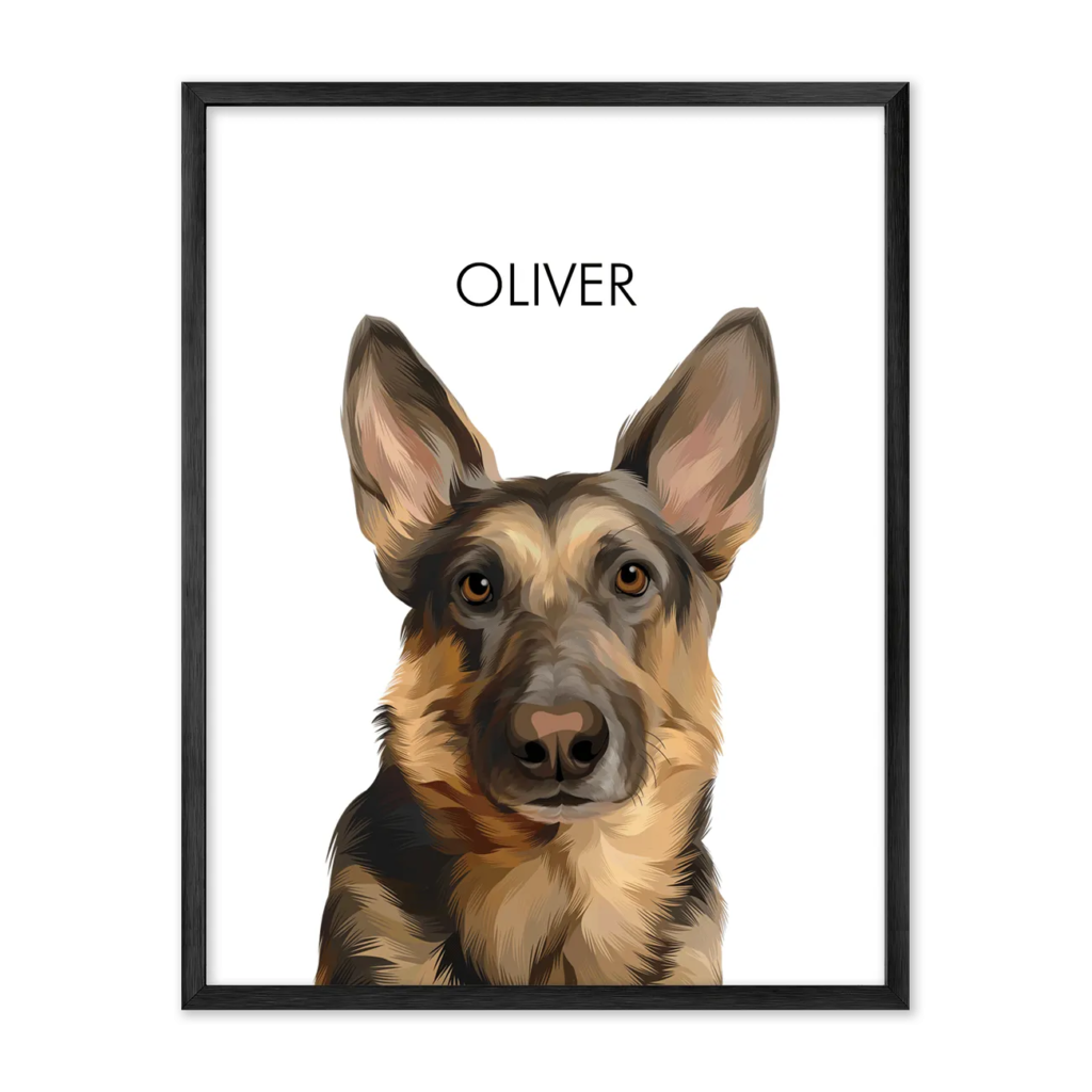 The Original Hand-Illustrated Pet Portrait