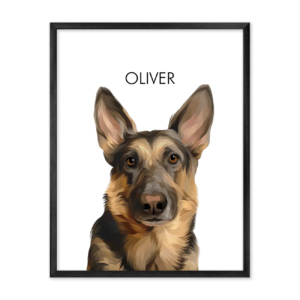 The Original Hand-Illustrated Pet Portrait