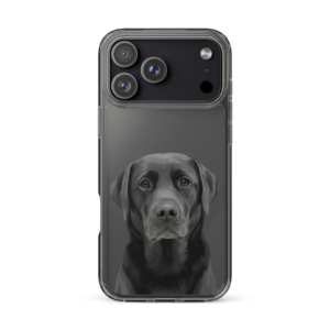 Custom Pet Portrait Clear Case for iPhone